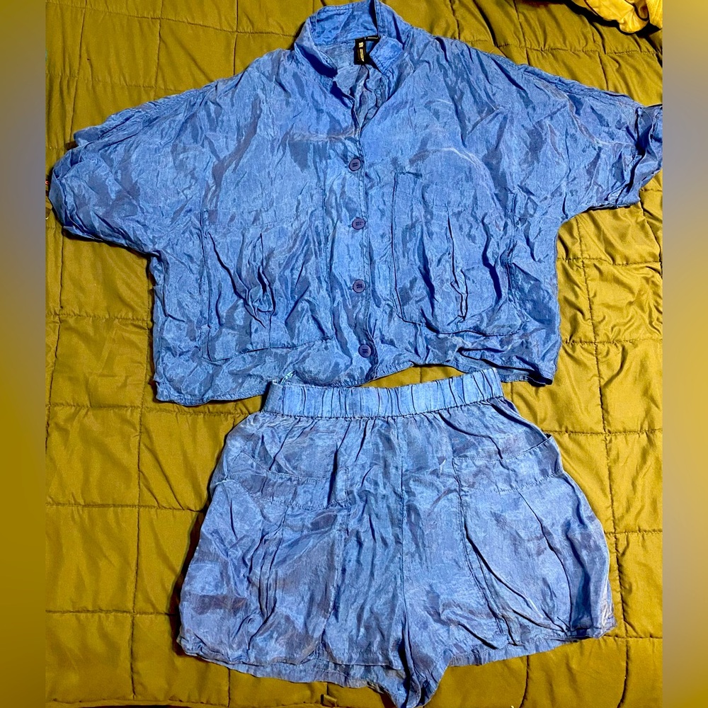 Zara short and blouse